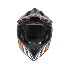 ACERBIS CASCO STEEL CARBON 22-06 NARANJA FLUO/ NEGRO