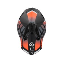 ACERBIS CASCO STEEL CARBON 22-06 NARANJA FLUO/ NEGRO