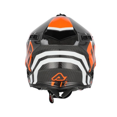 ACERBIS CASCO STEEL CARBON 22-06 NARANJA FLUO/ NEGRO