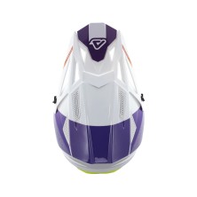 ACERBIS CASCO T711 BLANCO / MORADO