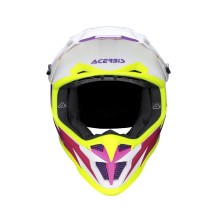 ACERBIS T711 HELMET WHITE/PURPLE