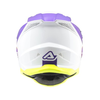 ACERBIS CASCO T711 BLANCO / MORADO