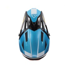 ACERBIS CASCO T711 AZUL CLARO / BLANCO