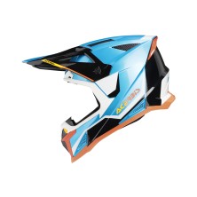 ACERBIS CASCO T711 AZUL CLARO / BLANCO