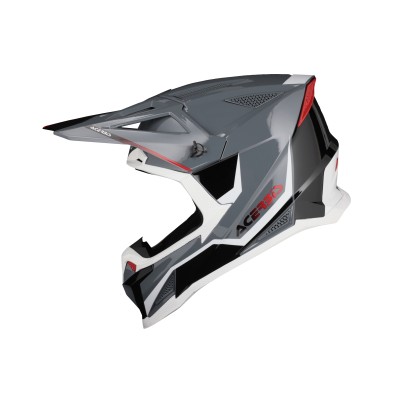 ACERBIS CASCO T711 GRIS / NEGRO