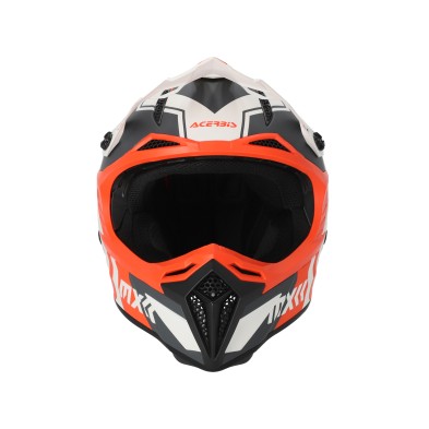 ACERBIS CASCO PROFILE 5 BLANCO / NARANJA MATE