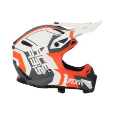 ACERBIS CASCO PROFILE 5 BLANCO / NARANJA MATE