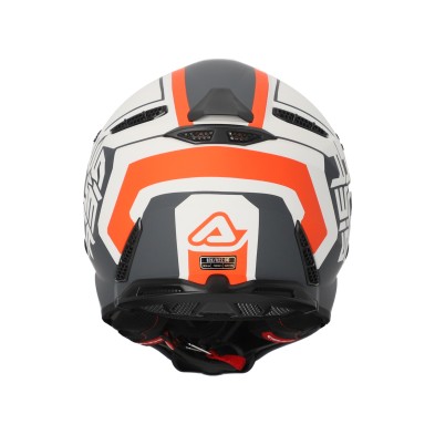 ACERBIS CASCO PROFILE 5 BLANCO / NARANJA MATE