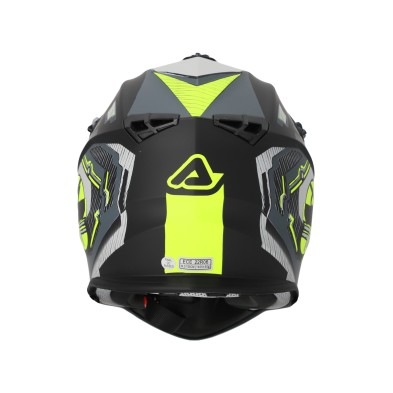 ACERBIS CASCO LINEAR 22-06 NEGRO / AMARILLO FUOR MATE