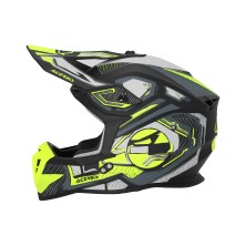 ACERBIS CASCO LINEAR 22-06 NEGRO / AMARILLO FUOR MATE