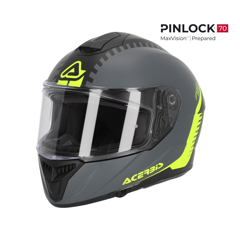 ACERBIS CASCO KRAPON 22-06 GRIS / AMARILLO