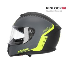 ACERBIS CASCO KRAPON 22-06 GRIS / AMARILLO