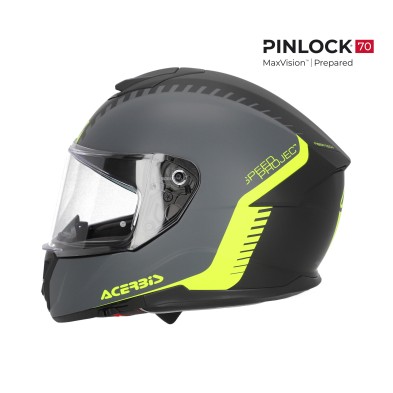 ACERBIS CASCO KRAPON 22-06 GRIS / AMARILLO