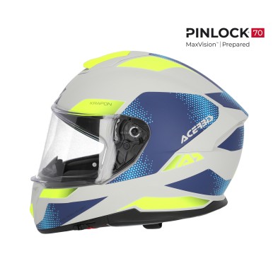 ACERBIS CASCO KRAPON 22-06 GRIS / AZUL