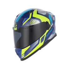 ACERBIS CASCO X-WAY GRAPHIC AZUL / AMARILLO BRILLO