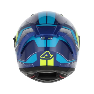 ACERBIS CASCO X-WAY GRAPHIC AZUL / AMARILLO BRILLO