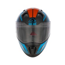 ACERBIS X-WAY GRAPHIC HELMET BLUE / GLOSS ORANGE