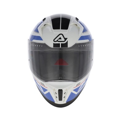 ACERBIS CASCO X-WAY GRAPHIC BLANCO / AZUL BRILLO