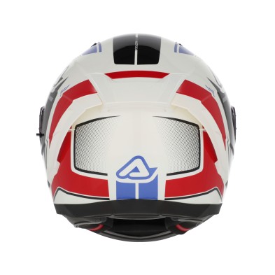 ACERBIS CASCO X-WAY GRAPHIC BLANCO / AZUL BRILLO