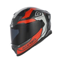 ACERBIS X-WAY GRAPHIC HELMET GREY / ORANGE