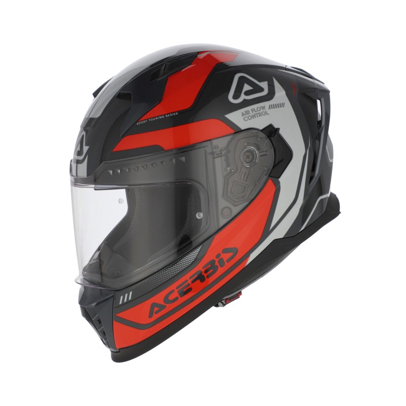 ACERBIS CASCO X-WAY GRAPHIC GRIS / NARANJA