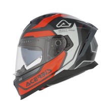 ACERBIS X-WAY GRAPHIC HELMET GREY / ORANGE