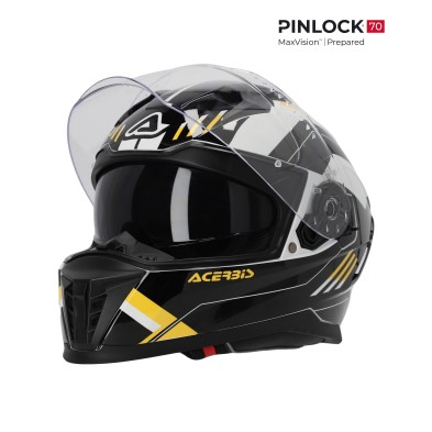 ACERBIS CASCO X-WAY GRAPHIC NEGRO / AMARILLO