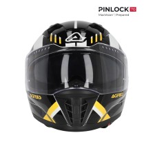 ACERBIS X-WAY GRAPHIC HELMET BLACK / YELLOW