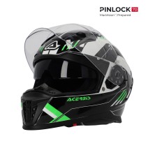 ACERBIS CASCO X-WAY GRAPHIC NEGRO / VERDE