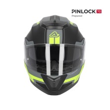 ACERBIS CASCO SEREL 22-06  NEGRO / AMARILLO FLUOR