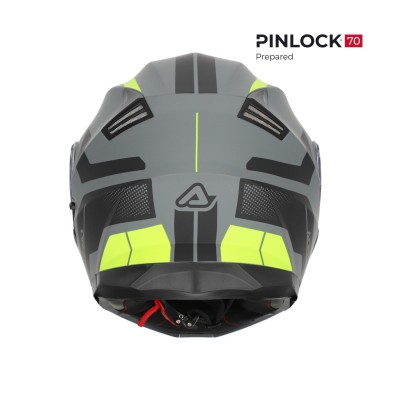 ACERBIS CASCO SEREL 22-06  NEGRO / AMARILLO FLUOR