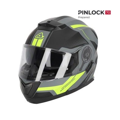 ACERBIS CASCO SEREL 22-06  NEGRO / AMARILLO FLUOR