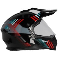 ACERBIS CASCO RIDER JUNIOR NEGRO / ROJO BRILLO