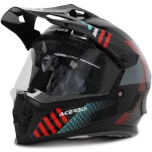 ACERBIS RIDER JUNIOR HELMET BLACK / GLOSS RED