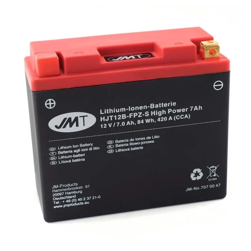 JMT BATERIA LITIO HJT12B-FPZ-S 7Ah HIGH POWER