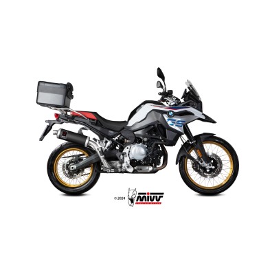 MIVV DAKAR STAINLESS STEEL BLACK EXHAUST BMW B.033.LDKB