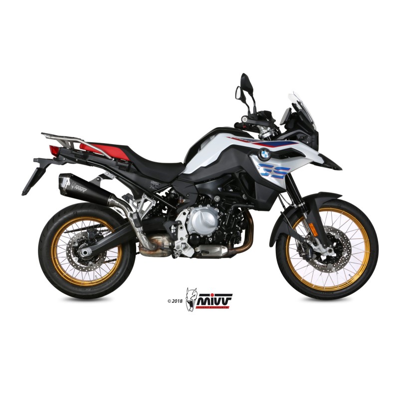 MIVV DELTA RACE EXHAUST INOX BLACK BMW B.033.LDRB