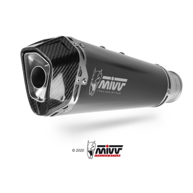 MIVV DELTA RACE EXHAUST INOX BLACK BMW B.033.LDRB