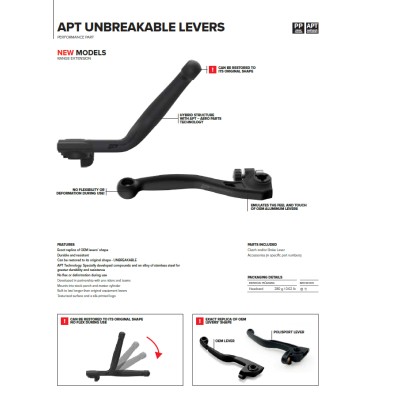 POLISPORT KIT UNBREAKABLE PIVOT LEVERS KTM/HUSQVARNA 8487200033