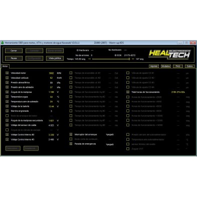 HEALTECH HERRAMIENTA OBD DIAGNOSIS KAWASAKI OBD-K01