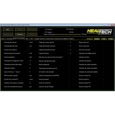 HEALTECH HERRAMIENTA OBD DIAGNOSIS SUZUKI HT-OBD-S01