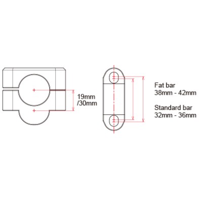 ZETA 7/8 IN (22,2 MM) 19mm SCREW KIT