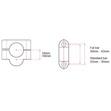 ZETA 7/8 IN (22,2 MM) 19mm SCREW KIT