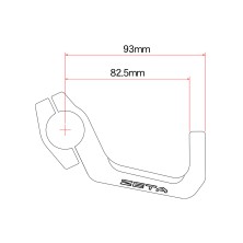 ZETA KIT DE ABRAZADERA EN U LARGA PARA 1 1/8" (28,6 mm) ZE71-1628