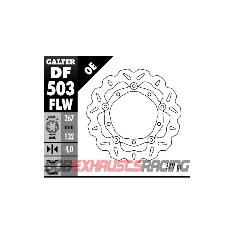 GALFER JUEGO DISCOS DELANTEROS WAVE FLOTANTE PARA APRILIA RS660 2020-