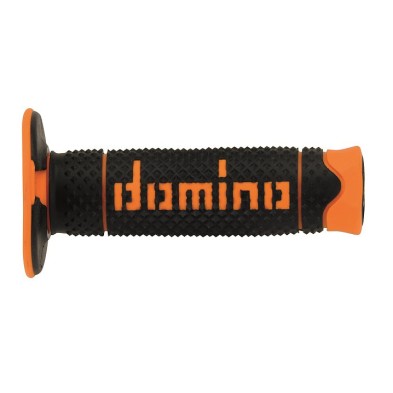 DOMINO DSH OFF ROAD GRIPS BLACK - ORANGE A26041C4540