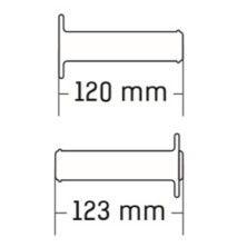 DOMINO PUÑOS OFF ROAD X-TREME NEGRO - ROJO CERRADOS D 22 MM L 118 MM A19041C4240