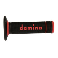 DOMINO OFF ROAD X-TREME GRIPS BLACK - RED CLOSED D 22 MM L 118 MM A19041C4240