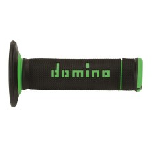 DOMINO OFF ROAD X-TREME GRIPS BLACK - GREEN CLOSED D 22 MM L 118 MM A19041C4440