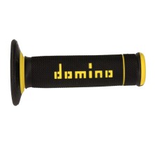 DOMINO OFF ROAD X-TREME GRIPS BLACK-YELLOW CLOSED D 22 MM L 118 MM A19041C4740